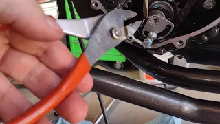 2022 torsion spring install, same as all KLR650 since 2010 model