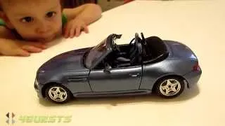 BBURAGO BMW CONVERTIBLE ~ 1:24 SCALE DIECAST CAR BURAGO