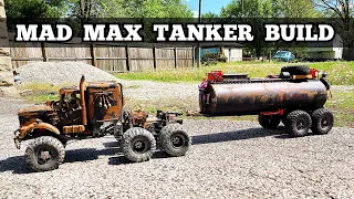 Axial 6x6 tanker trailer build mad max inspired