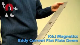 K&J Magnetics - Eddy Current Flat Plate Demonstration