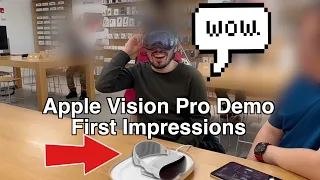 Apple Vision Pro Demo: First Impressions