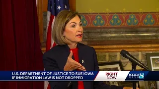 United States DOJ threatens lawsuit against Iowa over new immigration law