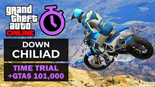 GTA Online Time Trial - Down Chiliad (Under Par Time)