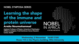 “Learning the shape of the protein universe” by Armita Nourmohammad at the Nobel Symposium ...