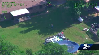 Police release helicopter video showing officers shoot Oklahoma City standoff suspect