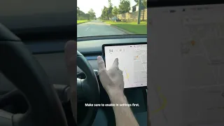 How to activate autopilot on Tesla Model 3 or Y.