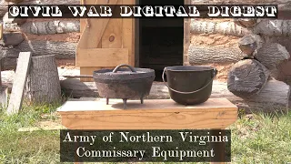Army of Northern Virginia Commissary Equipment