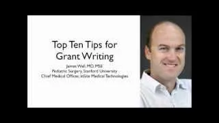 Top ten tips for grant writing preview