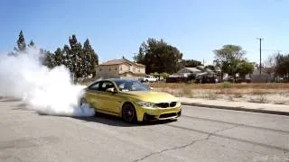 BMW M4 Burnout