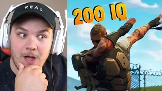 Insane 200 IQ Fortnite Plays - Reaction