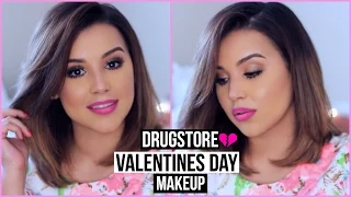 Valentines Day DRUGSTORE Makeup Tutorial! #FUNtasticFebruary