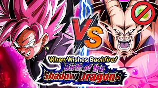 EZA LR ROSE GOKU BLACK VS OMEGA SHENRON! BIRTH OF THE SHADOW DRAGONS (NO ITEMS) DBZ Dokkan Battle