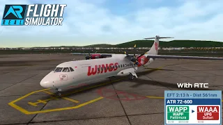 (RFS - Real Flight Simulator) Wings Air ATR 72-600 | Ambon (WAPP) To Makassar (WAAA) - RFS Pro