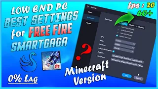 BEST SETTINGS FOR SMARTGAGA FOR ULTRA LOW END PC - 1GB RAM AND 1 CORE ONLY - 0% LAG 100% FIX