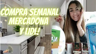 💸 COMPRA SEMANAL MERCADONA Y LIDL / Muchas NOVEDADES!!!!!💸😍❤️