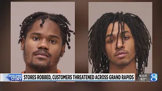 Stores robbed, customers threatened across Grand Rapids