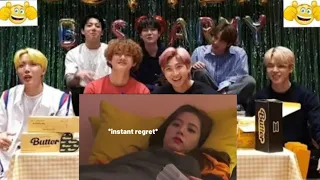 BTS Reaction to BLACKPINK Jisoo  Funny Moments 😂🤣