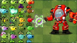 PvZ 2 Challenge - All Plants Vs Z-MECH Zombie - Who Will Win?