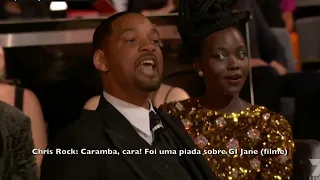 Will Smith dá tapa em Chris Rock durante cerimônia do Oscar 2022. (LEGENDADO)