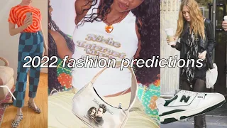 predicting 2022 fashion trends (we're going back to 2010) | tori catapusan