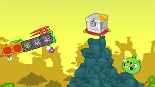 Bad Piggies - FORCE THE ZOMBIES PIG TO MARBLE CRATE!!