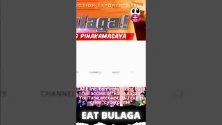 TAPE Inc confirms taking back full access of 'Eat Bulaga! YouTube account TVJ camp cries cybercrime