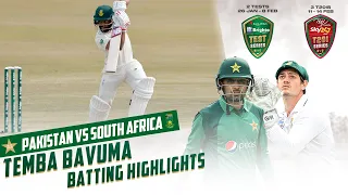 Temba Bavuma Batting Highlights | Pakistan vs South Africa | 2nd Test Day 5 | PCB | ME2T