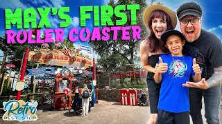 Max Ride’s His First Rollercoaster Ever, The Barnstormer At Walt Disney World