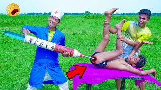 Must Watch Top New Special Comedy Video 2023 Doctor Funny Video Injection Wala Funny Video | Comedy