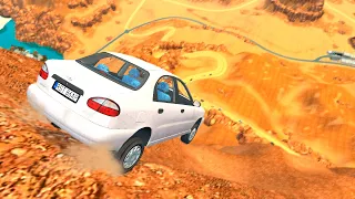 GTA 4 Cliff Drops & Crashes (Real Cars Mods) ep.20