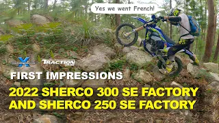 2022 Sherco 300 SE & 250 SE Factory first impressions! ︱Cross Training Enduro