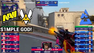 S1mple shows he's BETTER than ZywoO - NaVi vs Vitality (CS:GO) | BLAST Premier Spring Series 2020