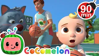 A Hilarious Basketball Showdown! | Cocomelon 90 MINS | Moonbug Kids - Cartoons & Toys