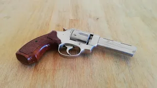 Röhm RG 99 - 9mm R.K. nickel holz Schreckschußrevolver #2 - VERKAUFT