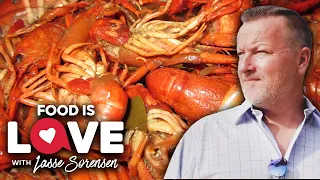 An Authentic Crawfish Dinner | Food is Love with Chef Lasse Sorensen
