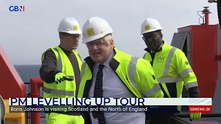 Davie Donaldson discusses Boris Johnson's trip to Scotland and the north of England