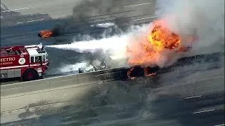 Eyewitness to Denver fuel carrier explosion describes driver's rescue by Good Samaritan