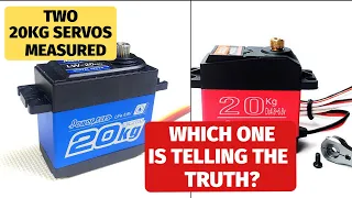 Power HD 20kg vs Annimos 20kg  -  Which servo is telling the truth?