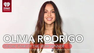 Olivia Rodrigo Acceptance Speech - Social Star Of The Year | 2021 iHeartRadio Music Awards