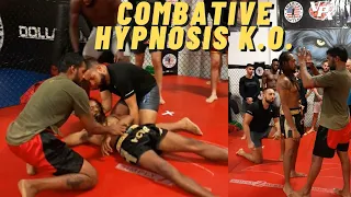 Bruce Iron Lion Performs a Combative Hypnosis Knockout WTF No Touch Knockout at American Top Team