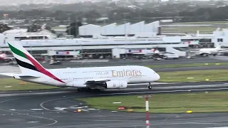 #emiratesa380 early Sydney morning takeoff