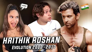 Latinos React to Hrithik Roshan Dance Evolution Bollywood (2000 - 2017)