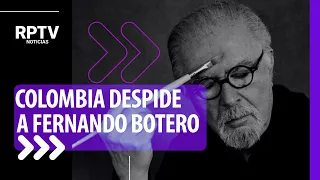 Colombianos rinden homenaje al maestro Fernando Botero en el Congreso