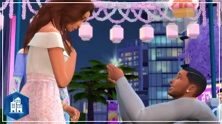 The Sims 4 | City Living - The engagement!/Moving In Together :D  | Part 21