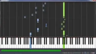 '100%' How to play "Hungarian Sonata" Piano tutorial (Synthesia MIDI)