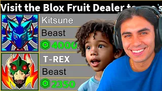 DEI 10.000 ROBUX PARA UMA CRIANÇA NO BLOX FRUITS