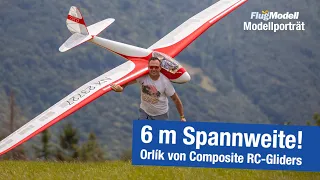 Orlík von Composite RC-Gliders - 6-m-Segler in Holzbauweise | Testbericht in FlugModell 12/21