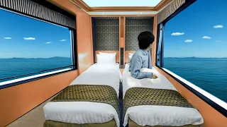 2 dagen op de Japanse luxe slaaptrein van $ 5000 | Twilight Express Mizukaze