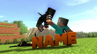 minecraft intro Template Blender only (ENDER PEARL COMBO!!!)