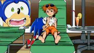 Sonic X Comparison: Sonic Begs Chris To Go Home (Japanese VS English)